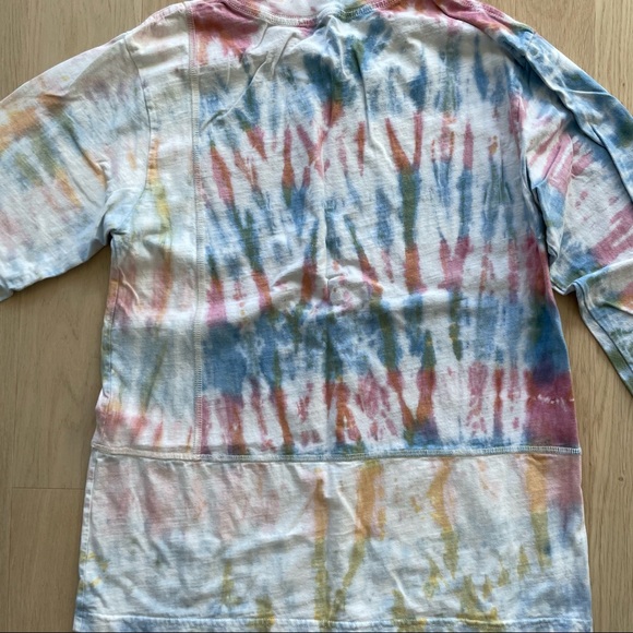 John Elliott Reconstructed Tie Dye Long Sleeve Tee Shirt - Picture 9 of 13